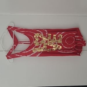 No boundaries tie dye tank top